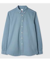Paul Smith - Powder Cotton-Twill Button-Down Shirt - Lyst