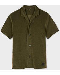 Paul Smith - Khaki Towelling Lounge Shirt Green - Lyst