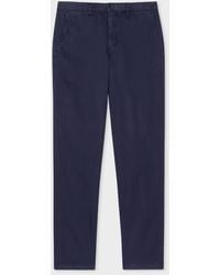 Paul Smith - Tapered-Fit Dark Stretch-Cotton Chinos - Lyst