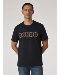 Paul Smith - 'Overlapping Circles' Print T-Shirt - Lyst