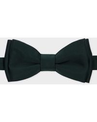 Paul Smith - Dark Pre-Tied Satin Bow Tie - Lyst