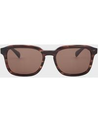 Paul Smith - Striped Wine 'Parfett' Sunglasses - Lyst