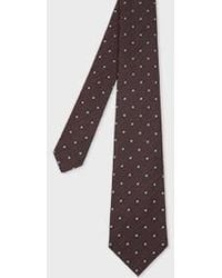 Paul Smith - Silk And Wool-Blend Polka Dot Tie - Lyst