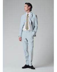 Paul Smith - Tapered-Fit Light Linen Trousers - Lyst