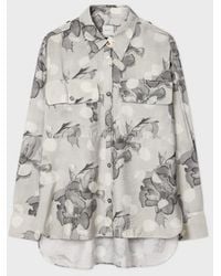 Paul Smith - 'Blurred Polka Dot Floral' Shirt - Lyst