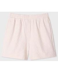 Paul Smith - Cotton-Blend Stripe Shorts - Lyst