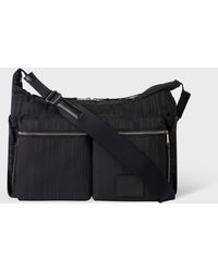 Paul Smith - Black 'shadow Stripe' Cross-body Bag - Lyst