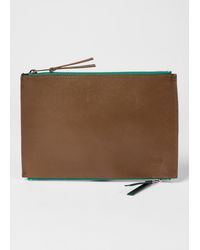 Paul Smith - Two-Tone Zip Travel Pouch - Lyst