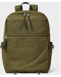Paul Smith - Khaki Recycled Polyamide Backpack - Lyst