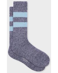 Paul Smith - And Light Twisted Wool-Blend Socks - Lyst