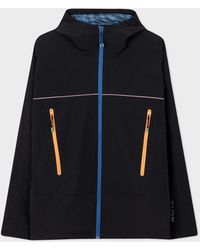 PS by Paul Smith - Black Recycled Nylon Hooded Jacket - Lyst