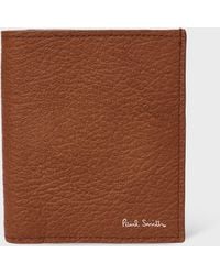 Paul Smith - Tan Leather Billfold Envelope Wallet - Lyst