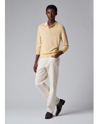 Paul Smith - Washable Merino Wool Polo Shirt - Lyst