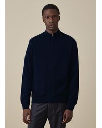 Paul Smith - Cashmere Zip Cardigan - Lyst