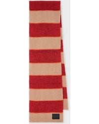 Paul Smith - Mohair Block Stripe Scarf - Lyst