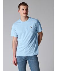 Paul Smith - Pale Organic Cotton Zebra Logo T-Shirt - Lyst