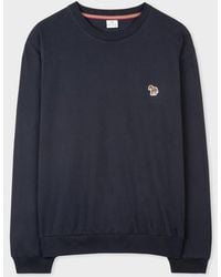 Paul Smith - Organic Cotton Zebra Logo Long-Sleeve T-Shirt - Lyst