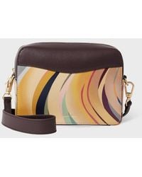 Paul Smith - 'Dusky Swirl' Leather Camera Bag - Lyst