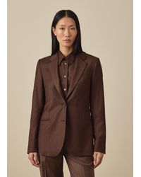 Paul Smith - Wool-Cashmere Flannel Two-Button Blazer - Lyst