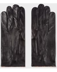 Paul Smith - Men Glove Striped Piping - Lyst