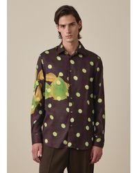 Paul Smith - Regular-Fit 'Pears And Polka Dot' Lyocell Shirt - Lyst