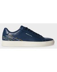 Paul Smith - Leather 'Rex' Embroidery Trainers - Lyst