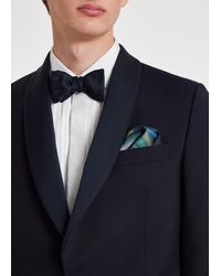 Paul Smith - Navy Pre-tied Silk Bow Tie - Lyst