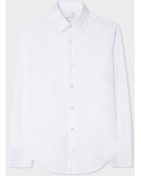 Paul Smith - Super Slim-Fit Shirt With 'Artist Stripe' Cuff Lining - Lyst