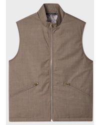 Paul Smith - Melange 'Storm System' Wool Gilet - Lyst