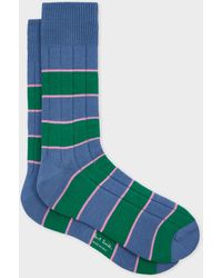 Paul Smith - And Cotton-Blend Rib Socks - Lyst