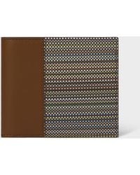 Paul Smith - 'Signature Stripe' Coated Canvas Billfold And Coin Wallet - Lyst