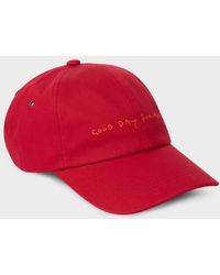 Paul Smith - Cotton-Twill Quote Cap - Lyst