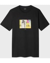 Paul Smith - Organic-Cotton 'Patch Zebra' T-Shirt - Lyst