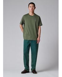 Paul Smith - Khaki Organic Cotton Zebra Logo T-Shirt - Lyst