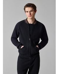 Paul Smith - Cotton 'Artist Stripe' Zip Lounge Top - Lyst