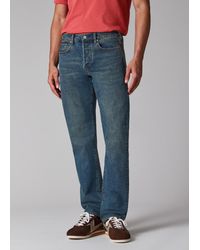 Paul Smith - Standard-Fit 11.8Oz 'Crosshatch Stretch' -Rinse Jeans - Lyst