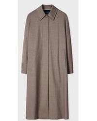Paul Smith - Melange 'Storm System' Wool Mac - Lyst