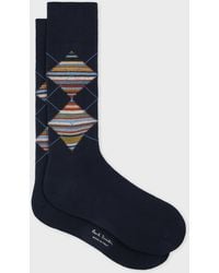 Paul Smith - 'Signature Stripe' Argyle Socks - Lyst