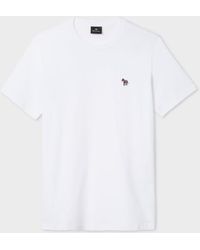 Paul Smith - Cotton Zebra Logo T-Shirt - Lyst