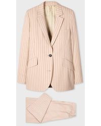 Paul Smith - Sand Pinstripe Two-Piece Suit - Lyst