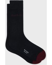 Paul Smith - Contrast Toe Socks - Lyst