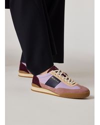 Paul Smith - Nubuck 'Dover' Colourblock Retro Gum Trainers - Lyst