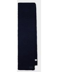 Paul Smith - Chunky Knit Wool Scarf - Lyst