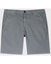 Paul Smith - Cotton-Twill 'Broad Stripe Zebra' Shorts - Lyst
