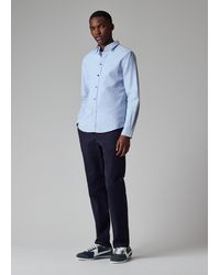 Paul Smith - Tailored-Fit Sky Organic-Cotton Multicolour Button Oxford Shirt - Lyst