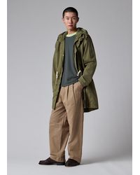 Paul Smith - Khaki Cotton Fishtail Parka - Lyst