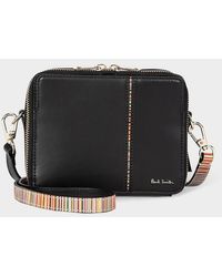 Paul Smith - Leather 'Signature Stripe' Camera Bag - Lyst