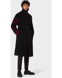 paul smith black coat