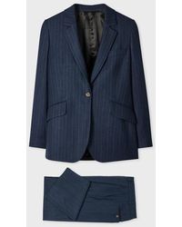 Paul Smith - Chalk Stripe Wool-Blend Two-Piece Suit - Lyst