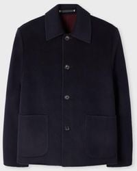 Paul Smith - Double-Face Wool-Blend Short Coat - Lyst